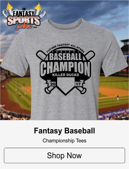 Fantasy Baseball Champion T-shirt Trophy