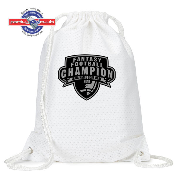 Custom Fantasy Football Champion Half Football - Jersey Mesh Drawstring Sport Pack Thumbnail