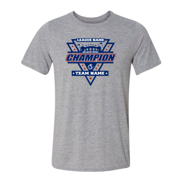 Fantasy Football Champion Stadium/Shield - Light Youth/Adult Ultra Performance Active Lifestyle T Shirt Thumbnail