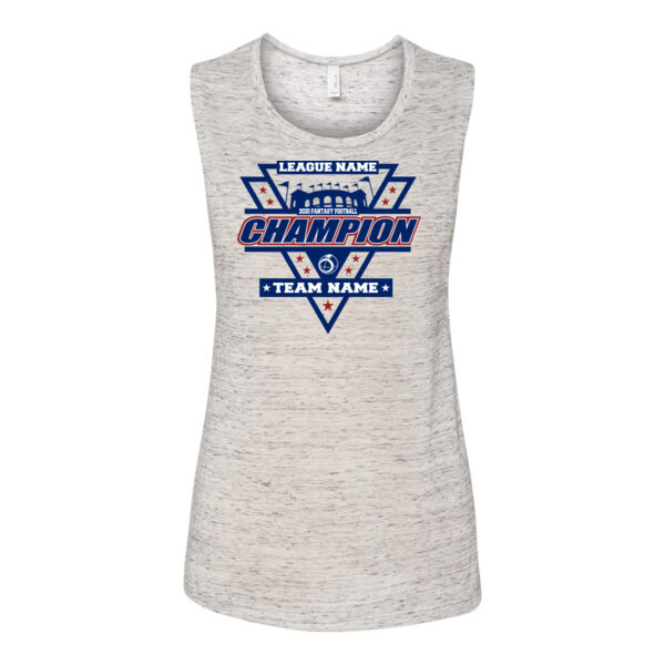 Fantasy Football Champion Stadium/Shield - Bella Flowy Scoop Muscle Tank (S) Thumbnail