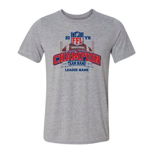 Fantasy Football Champion - Goalpost FFL - Light Youth/Adult Ultra Performance Active Lifestyle T Shirt Thumbnail