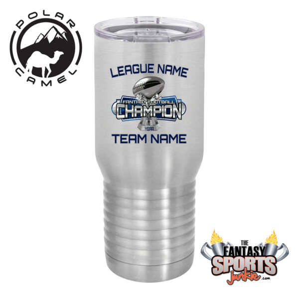 Fantasy Football Champion Large Trophy - Polar Camel 20 oz. Tall Stainless Steel Vacuum Insulated Tumbler (FSJ) Thumbnail