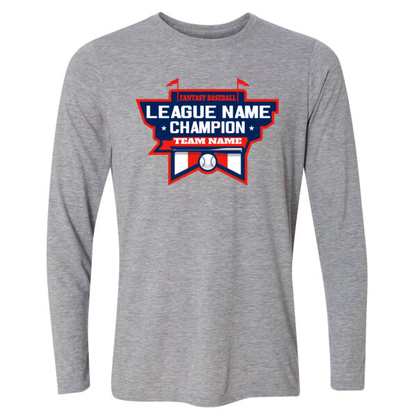 Fantasy Baseball Champion Stadium - Light Long Sleeve Ultra Performance Active Lifestyle T Shirt Thumbnail