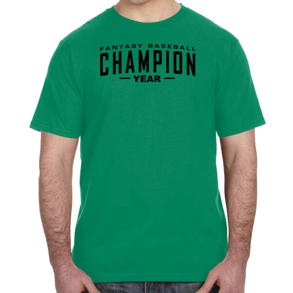 Custom Fantasy Baseball Champion Words - Lightweight T-Shirt Thumbnail