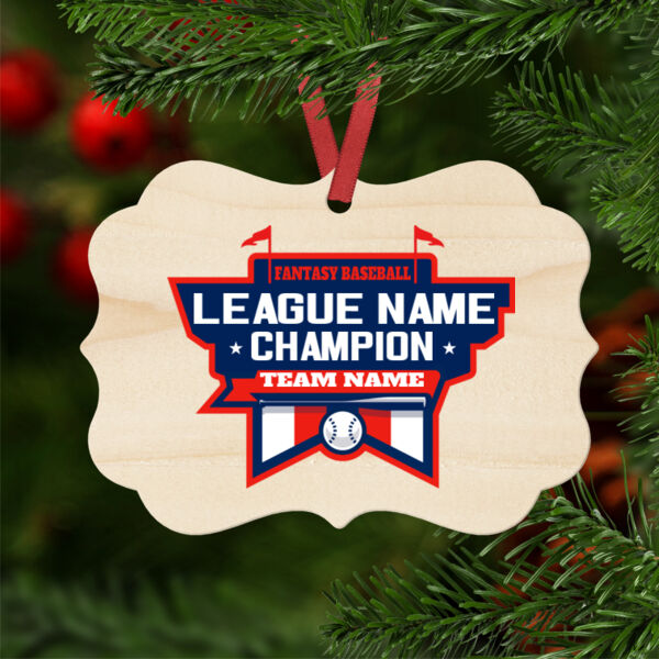 Fantasy Baseball Champion Stadium - Natural Wood Benelux Christmas Ornament Fantasy Baseball Champion Stadium - Natural Wood Benelux Christmas Ornament Thumbnail