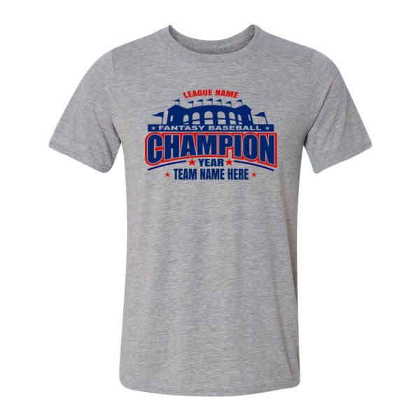 Fantasy Baseball Champion Pennant Stadium - Light Youth/Adult Ultra Performance Active Lifestyle T Shirt Thumbnail