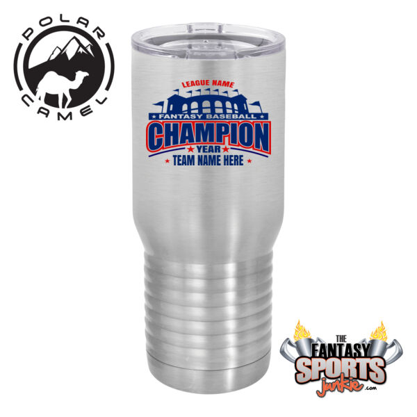 Fantasy Baseball Champion Pennant Stadium - Polar Camel 20 oz. Tall Stainless Steel Vacuum Insulated Tumbler (FSJ) Fantasy Baseball Champion Pennant Stadium - Polar Camel 20 oz. Tall Stainless Steel Vacuum Insulated Tumbler (FSJ) Thumbnail