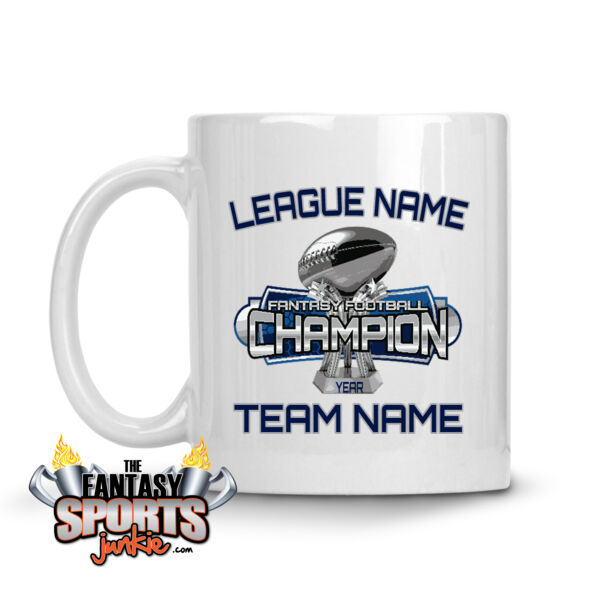 Fantasy Football Champion Large Trophy - 11 oz Ceramic Mug (FSJ) Thumbnail