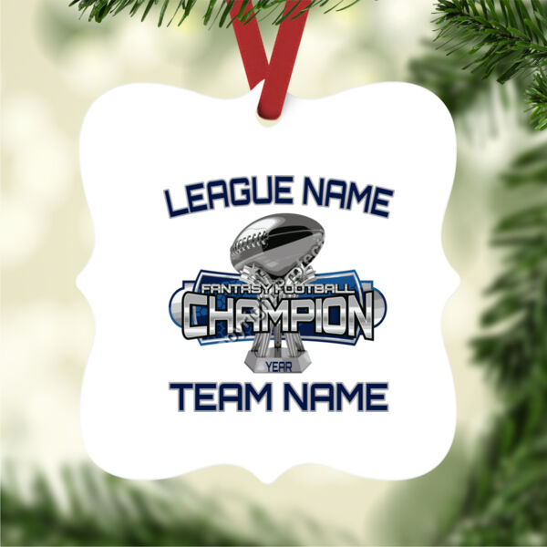 Fantasy Football Champion Large Trophy - Prague Christmas Ornament 2 Thumbnail