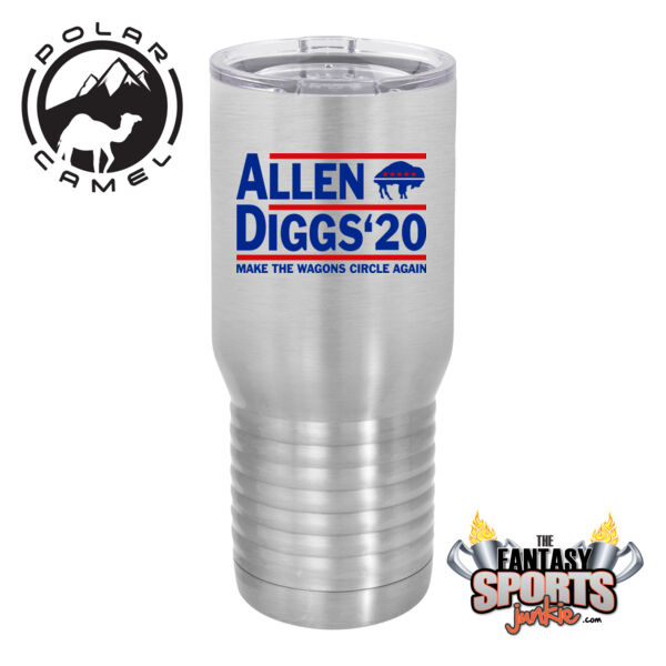 Allen / Diggs ' 20 - Make the Wagons Cricle Again - Polar Camel 20 oz. Tall Stainless Steel Vacuum Insulated Tumbler (FSJ) Thumbnail