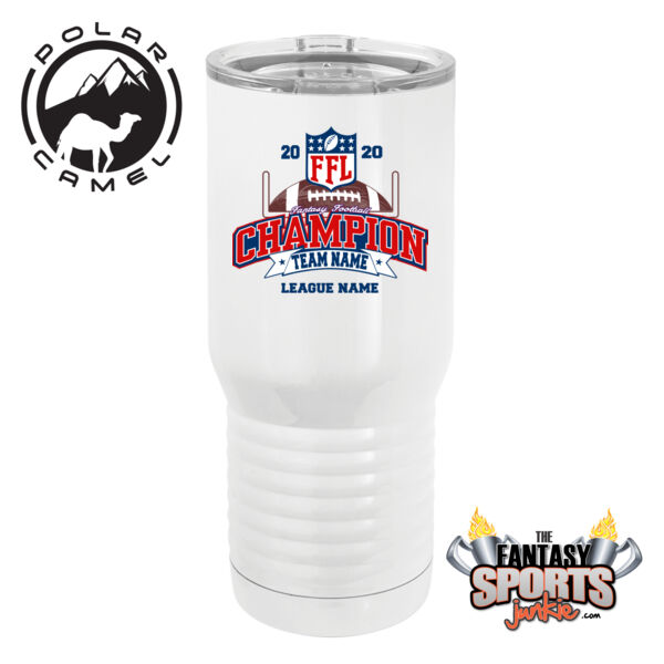Fantasy Football Champion - Goalpost FFL - Polar Camel 20 oz. Tall Stainless Steel Vacuum Insulated  - Polar Camel 20 oz. Tall Stainless Steel Vacuum Insulated Tumbler (FSJ) Fantasy Football Champion - Goalpost FFL - Polar Camel 20 oz. Tall Stainless Steel Vacuum Insulated  - Polar Camel 20 oz. Tall Stainless Steel Vacuum Insulated Tumbler (FSJ) Thumbnail