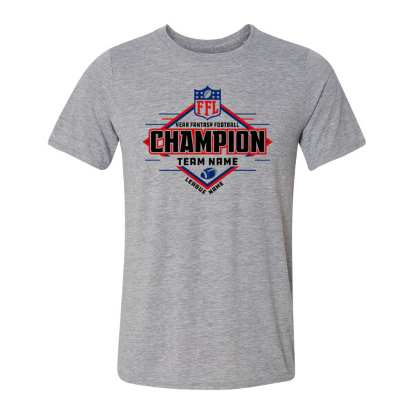 Fantasy Football Champion Diamond - Light Youth/Adult Ultra Performance Active Lifestyle T Shirt Thumbnail