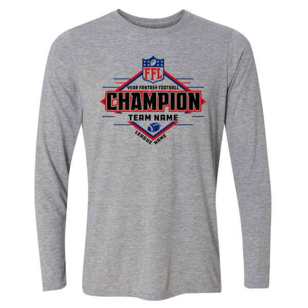 Fantasy Football Champion Diamond - Light Long Sleeve Ultra Performance Active Lifestyle T Shirt Thumbnail