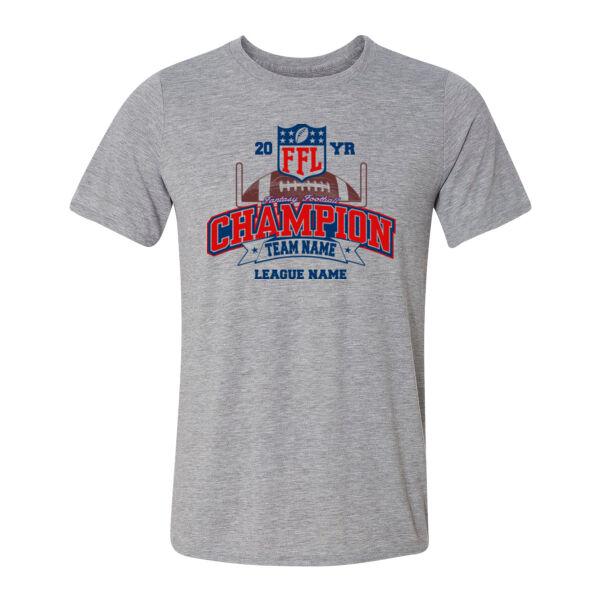 Fantasy Football Champion - Goalpost FFL - Light Youth/Adult Ultra Performance Active Lifestyle T Shirt Thumbnail