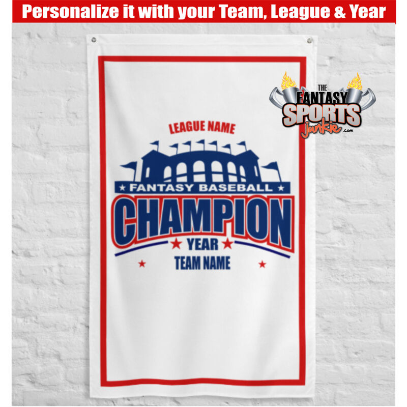 Fantasy Baseball Champion Pennant Stadium - 3' x 5' Polyester Flag Thumbnail