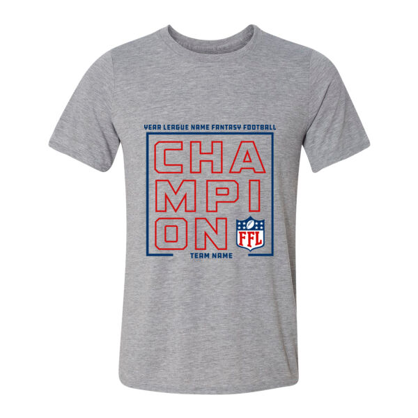 Fantasy Football Champion Stacked - Light Youth/Adult Ultra Performance Active Lifestyle T Shirt Thumbnail