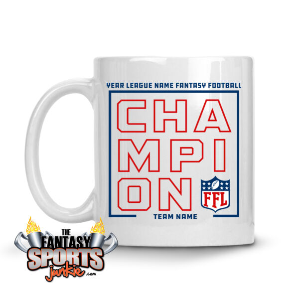 Fantasy Football Champion Stacked - 11 oz Ceramic Mug (FSJ) Thumbnail