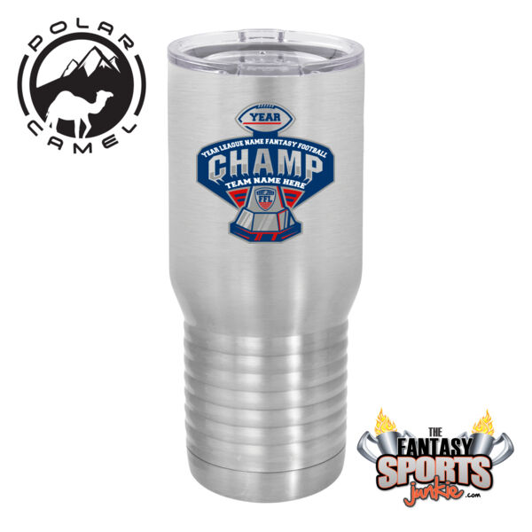 Fantasy Football Champ Trophy - Polar Camel 20 oz. Tall Stainless Steel Vacuum Insulated Tumbler (FSJ) Thumbnail
