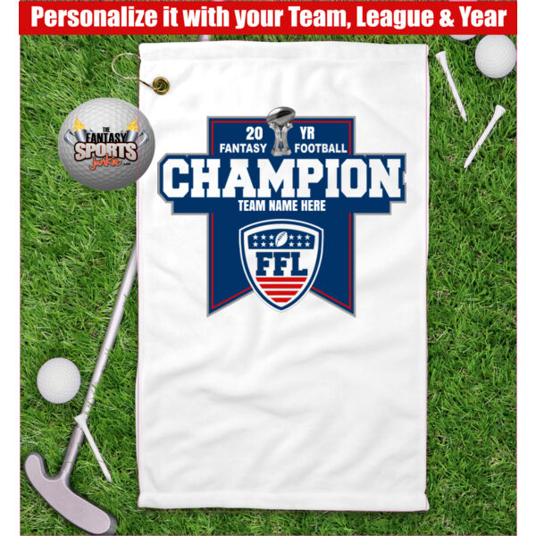 Fantasy Football Champion - Golf Towel (FSJ) Fantasy Football Champion - Golf Towel (FSJ) Thumbnail