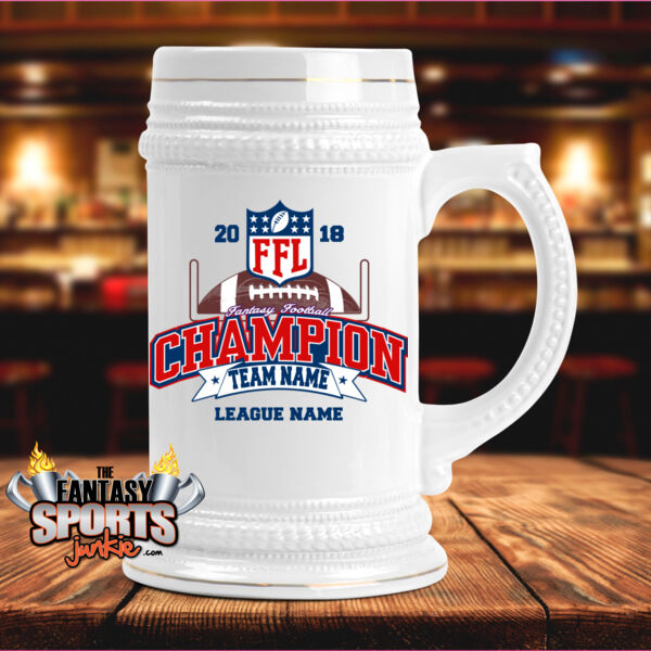 Fantasy Football Champion - Goalpost FFL - 17 oz Stainless Steel Pint Glass (FSJ) Thumbnail