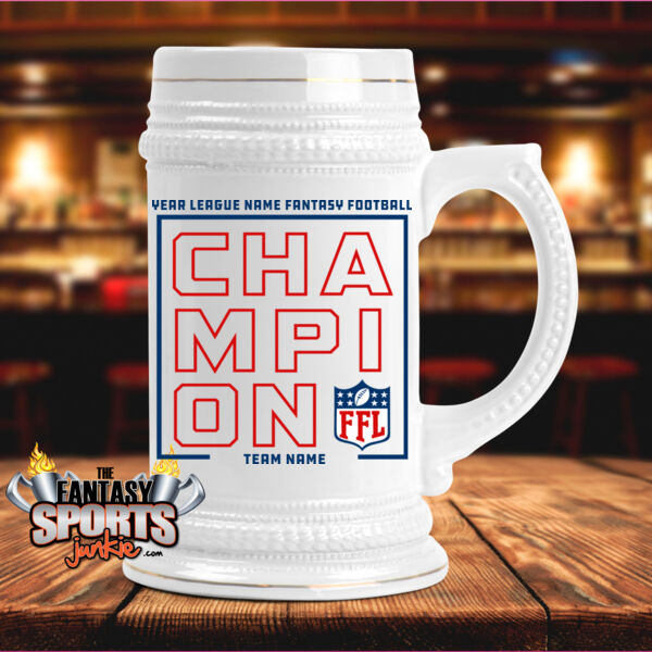 Fantasy Football Champion Stacked - 11 oz Ceramic Mug (FSJ) Thumbnail