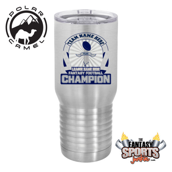 Fantasy Football Championship Design - Polar Camel 20 oz. Tall Stainless Steel Vacuum Insulated Tumbler (FSJ) Fantasy Football Championship Design - Polar Camel 20 oz. Tall Stainless Steel Vacuum Insulated Tumbler (FSJ) Thumbnail