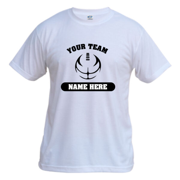 Football Outline Full Custom - Vapor Basic Performance Tee Thumbnail