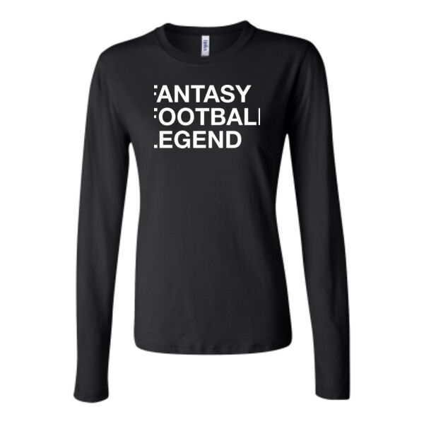 Fantasy Football Legend - Bella Long Sleeve Crew Tee Thumbnail