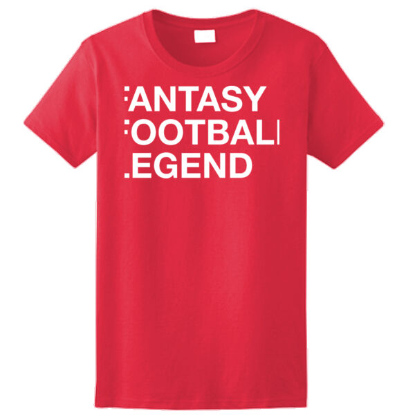 Fantasy Football Legend - Ladies Ultra Cotton™ 100% Cotton T Shirt Thumbnail