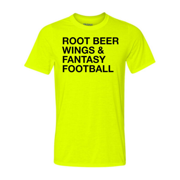 Root Beer Wings & Fantasy Football - Light Youth/Adult Ultra Performance 100% Performance T Shirt Thumbnail