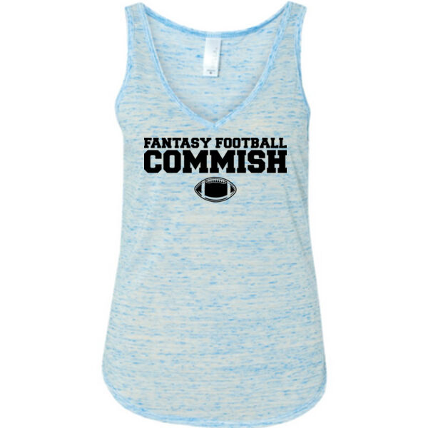 Fantasy Football Commish - Ladies' Flowy V-Neck Tank Thumbnail