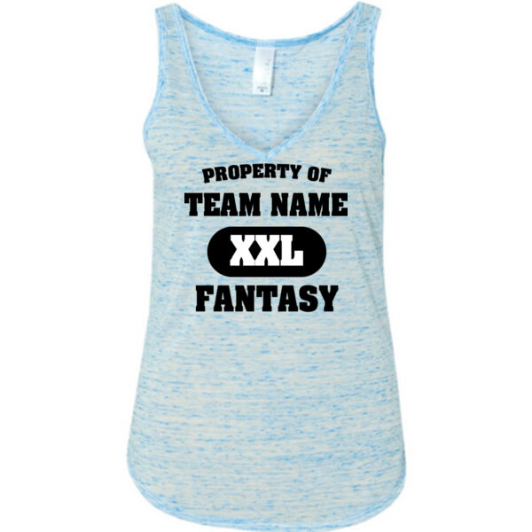Property Of Fantasy Football  - Ladies' Flowy V-Neck Tank Thumbnail