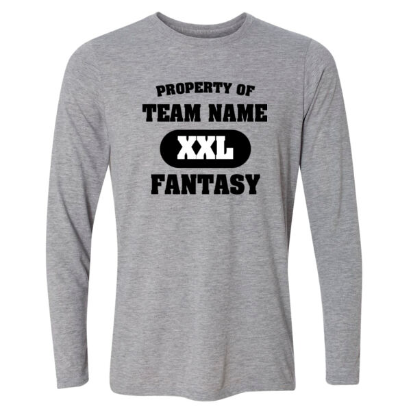 Property Of Fantasy Football  - Light Youth Long Sleeve Ultra Performance 100% Performance T Shirt Thumbnail