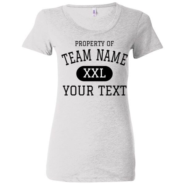 Custom Property of Any Sport  - (S) Ladies' Triblend Short Sleeve T-Shirt Thumbnail