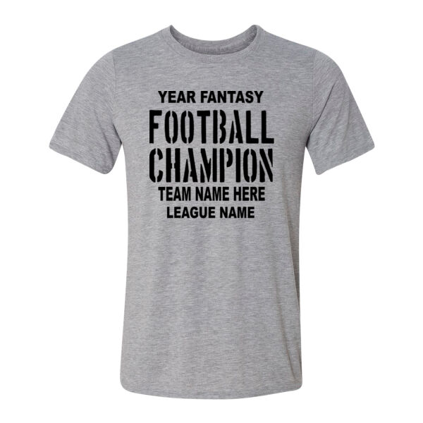 Fantasy Football Champion with League  - Light Youth/Adult Ultra Performance 100% Performance T Shirt Thumbnail