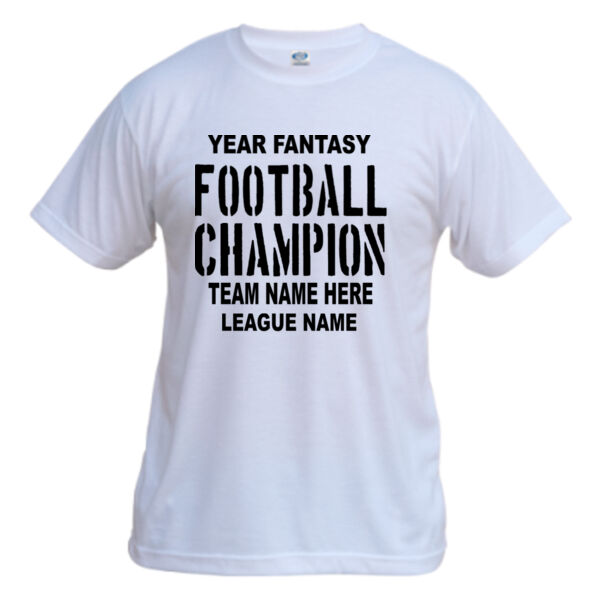 Fantasy Football Champion with League  - Vapor Basic Performance Tee Thumbnail