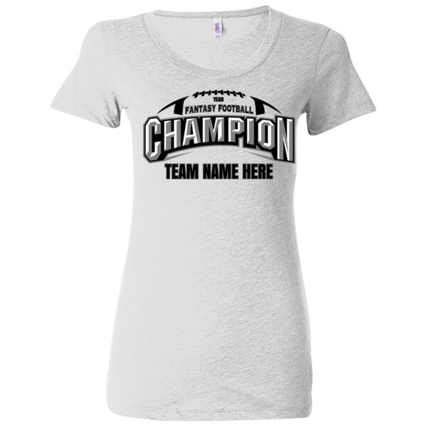 Fantasy Football Champion Arch Football - (S) Ladies' Triblend Short Sleeve T-Shirt Thumbnail