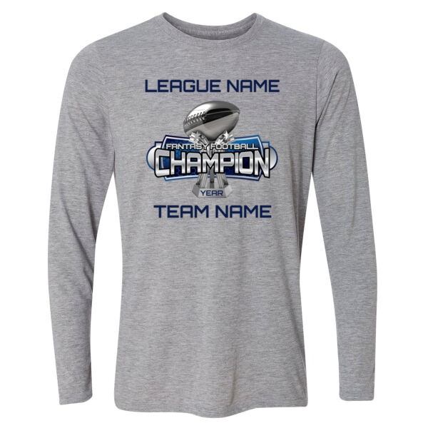 Fantasy Football Champion Large Trophy - Light Youth/Adult Ultra Performance Active Lifestyle T Shir - Light Long Sleeve Ultra Performance Active Lifestyle T Shirt Thumbnail