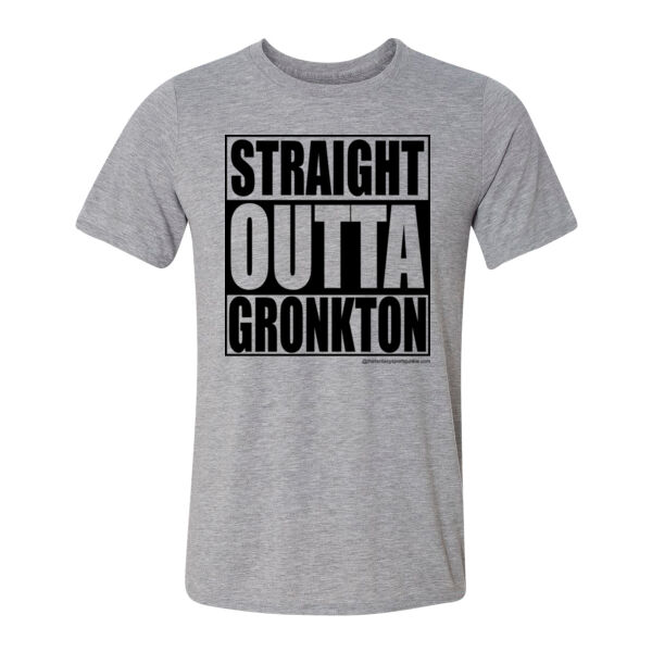 Straight Outta Gronkton Fantasy Football T-shirt - Light Youth/Adult Ultra Performance Active Lifestyle T Shirt Thumbnail