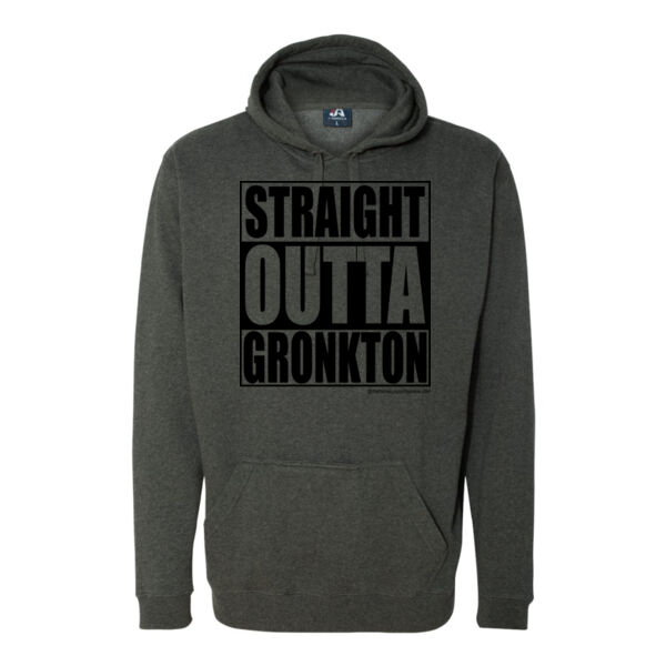 Straight Outta Gronkton - Tailgate Hoodie with Koozie & Bottle Opener Thumbnail