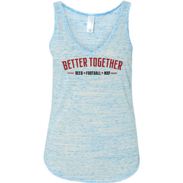 Beer Football and Naps are Better Together - Ladies' Flowy V-Neck Tank Thumbnail