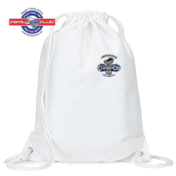 Fantasy Football Champion Large Trophy - Left Chest & Back - Jersey Mesh Drawstring Sport Pack Thumbnail