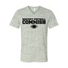 White Marble Unisex Jersey Short-Sleeve V-Neck T-Shirt Thumbnail