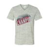 White Marble Unisex Jersey Short-Sleeve V-Neck T-Shirt Thumbnail