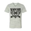 White Marble Unisex Jersey Short-Sleeve V-Neck T-Shirt Thumbnail